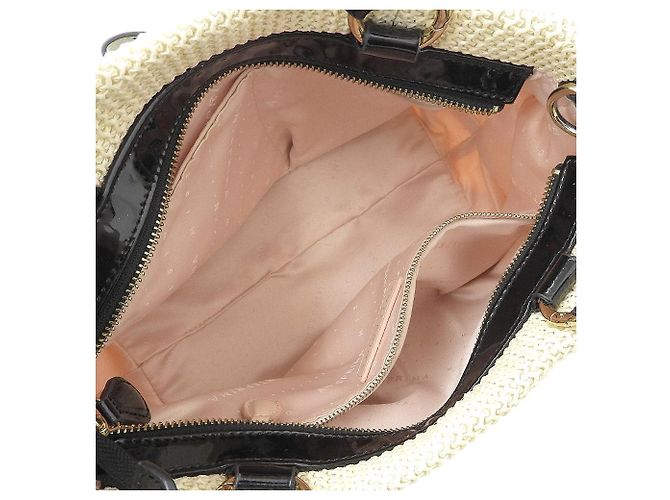 Autre Marque BORSO IN FILO ANTEPRIMA 2WAY Borsa Beige Nera Nero - vista 3
