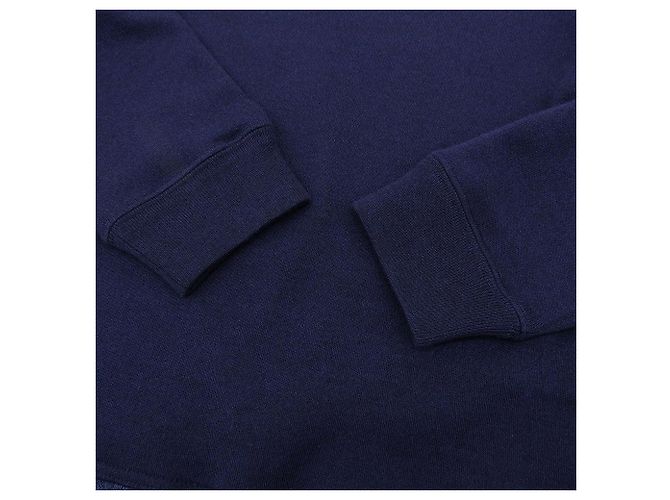 Abito in denim, lana e seta Louis Vuitton XS Blu Blu navy - vista 4