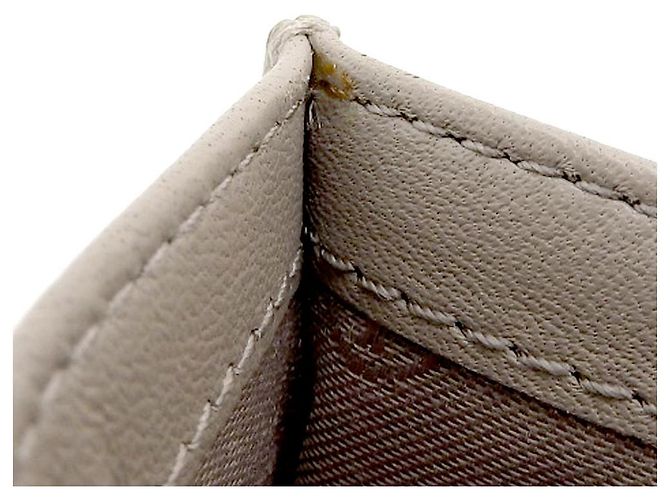 Autre Marque Tarjetero de cuero Heart Love de Tory Burch Gris - vista 5