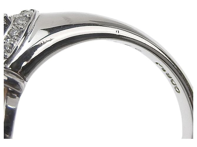 Autre Marque Platinring Pt900 mit Opal und Diamanten Weiß - Ansicht 4