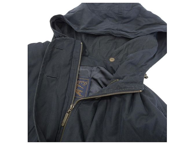 Abrigo con capucha Burberry negro 7AR para mujeres - vista 3
