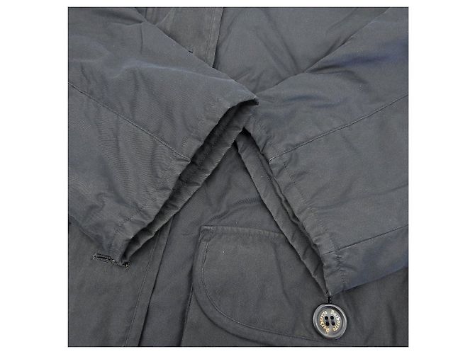 Abrigo con capucha Burberry negro 7AR para mujeres - vista 4
