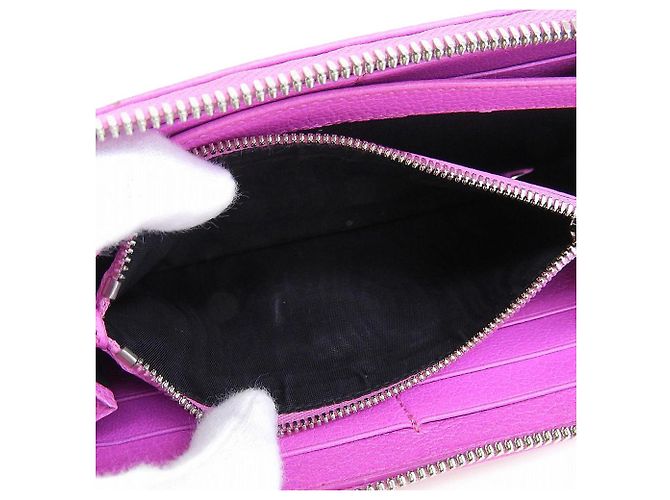 Balenciaga Classic Metallic Edge Continental Wallet - view 5