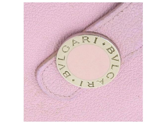 Bulgari Cartera larga de cuero Bvlgari rosa - vista 5
