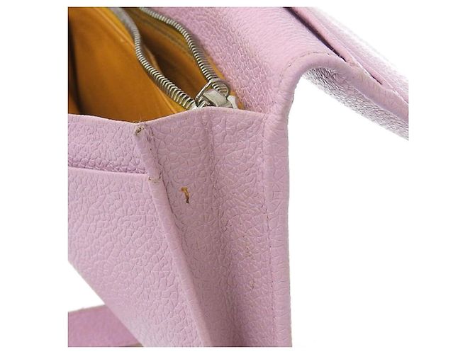 Bulgari Cartera larga de cuero Bvlgari rosa - vista 6