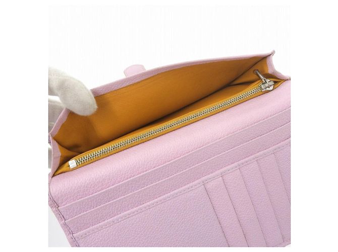 Bulgari Cartera larga de cuero Bvlgari rosa - vista 7