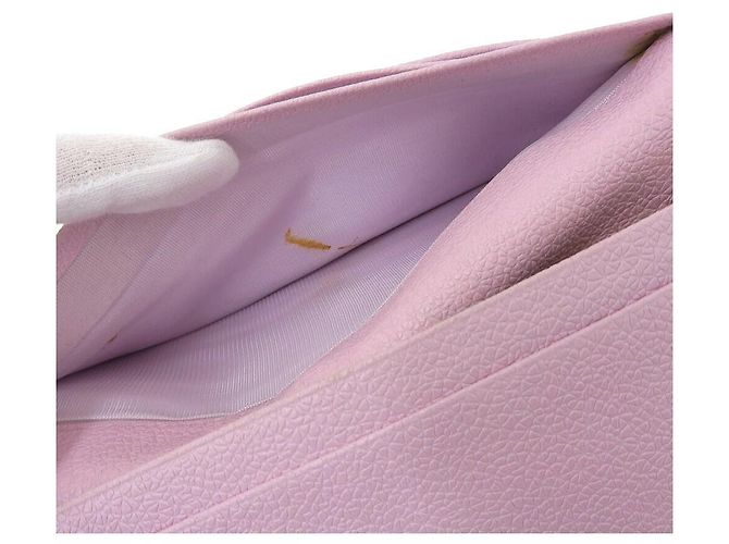 Bulgari Cartera larga de cuero Bvlgari rosa - vista 9