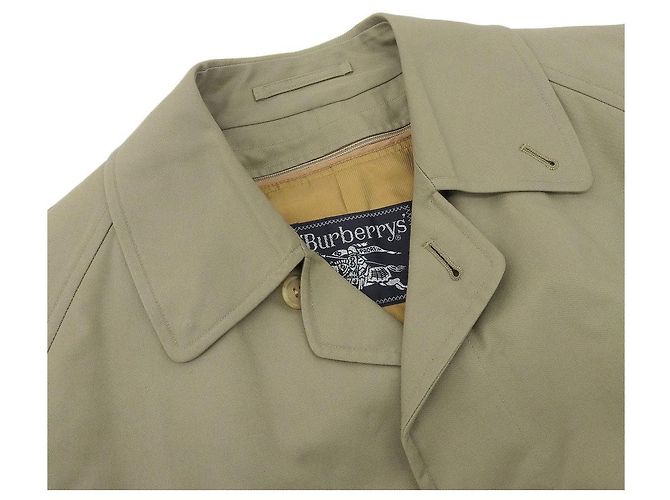 Abrigo trench Burberry Nova Check 160 Hombres Verde - vista 3