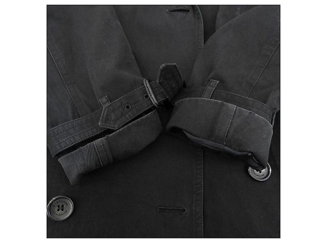 Abrigo Trench Kensington de Burberry en algodón negro - vista 4