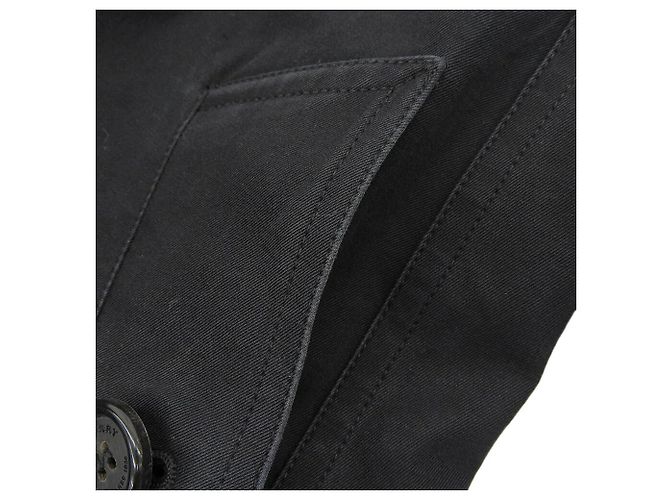 Abrigo Trench Kensington de Burberry en algodón negro - vista 6