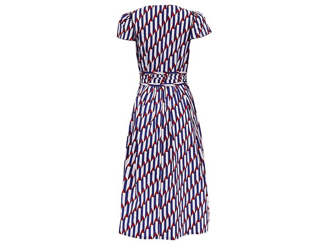 Abito midi avvolgente con stampa a freccia di Marc Jacobs in cotone multicolore - vista 3