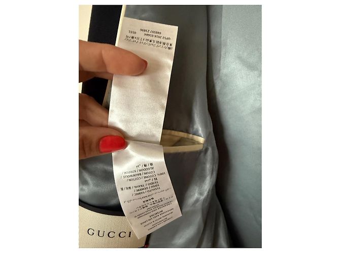 GUCCI Tailored Jacket Navy Panther Back Patch - view 11