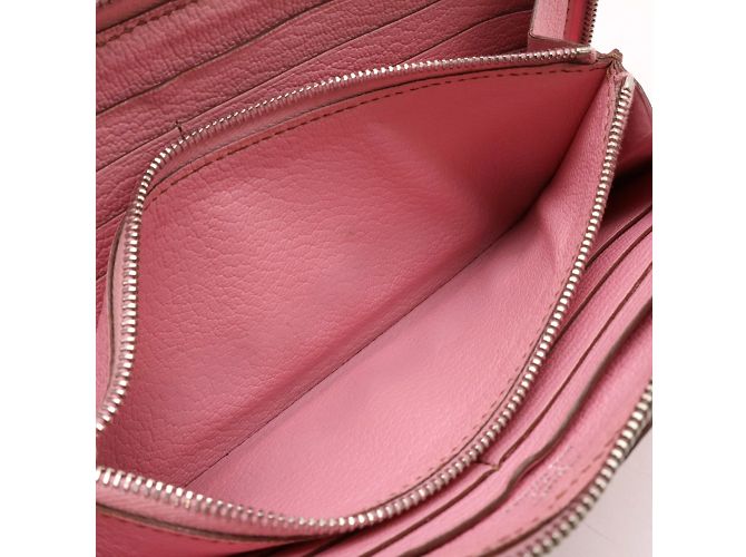 Hermès Cartera Larga Azap de Hermes en Cuero de Cabra Rosa - vista 10