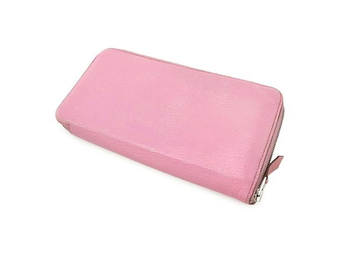 Hermès Cartera Larga Azap de Hermes en Cuero de Cabra Rosa - vista 3