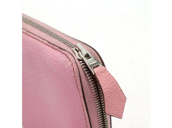 Hermès Cartera Larga Azap de Hermes en Cuero de Cabra Rosa - vista 5