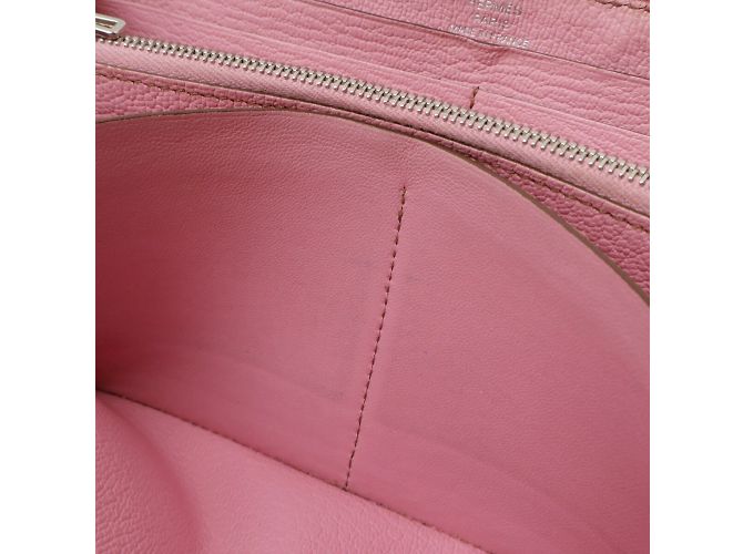Hermès Cartera Larga Azap de Hermes en Cuero de Cabra Rosa - vista 7