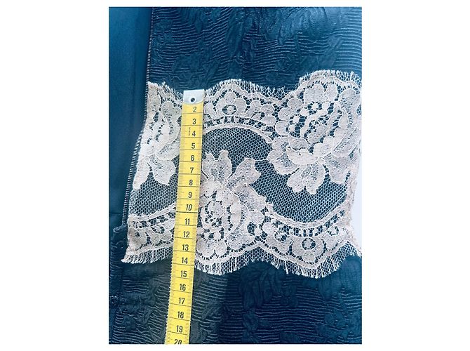 Vestido de encaje Dolce & Gabbana negro de algodón - vista 10
