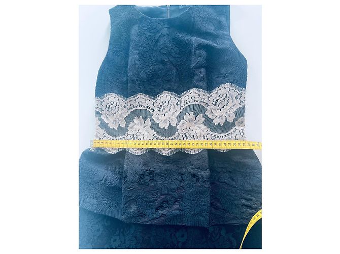 Vestido de encaje Dolce & Gabbana negro de algodón - vista 12