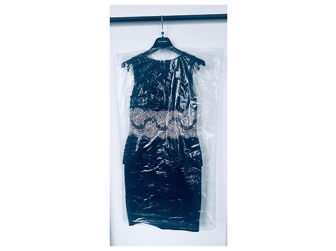 Vestido de encaje Dolce & Gabbana negro de algodón - vista 8