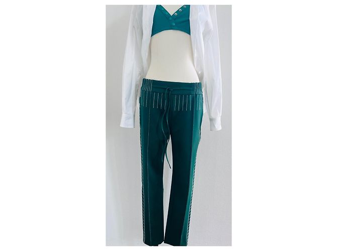Valentino Jogginghose Grün Polyester - Ansicht 3