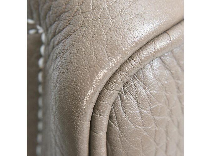 Borsa Tote Victoria 2 per donne di Hermès Taupe - vista 6