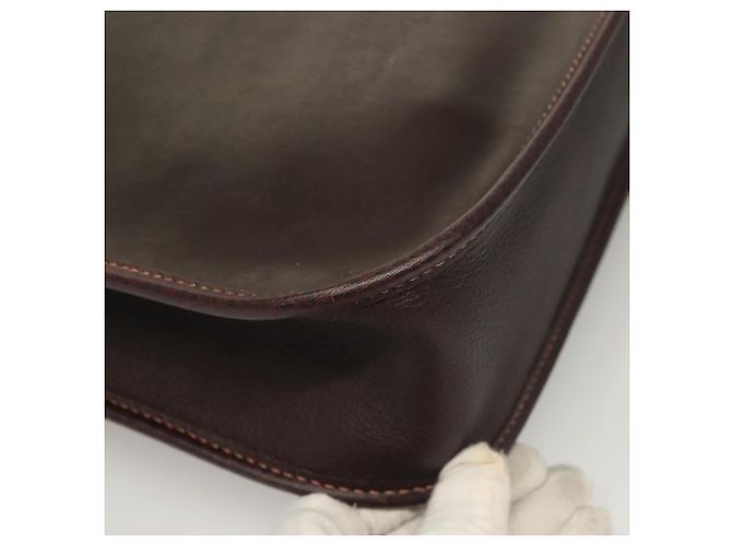 Hermès HERMES Borsa a Spalla Vespa GM in Pelle Marrone Auth bs26873 - vista 12