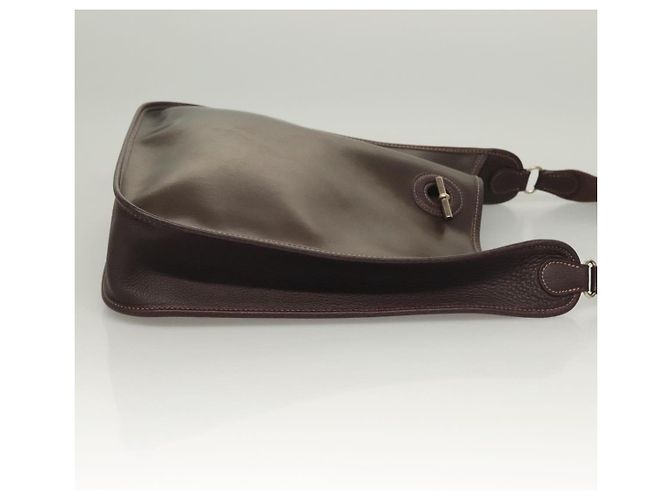 Hermès HERMES Borsa a Spalla Vespa GM in Pelle Marrone Auth bs26873 - vista 4