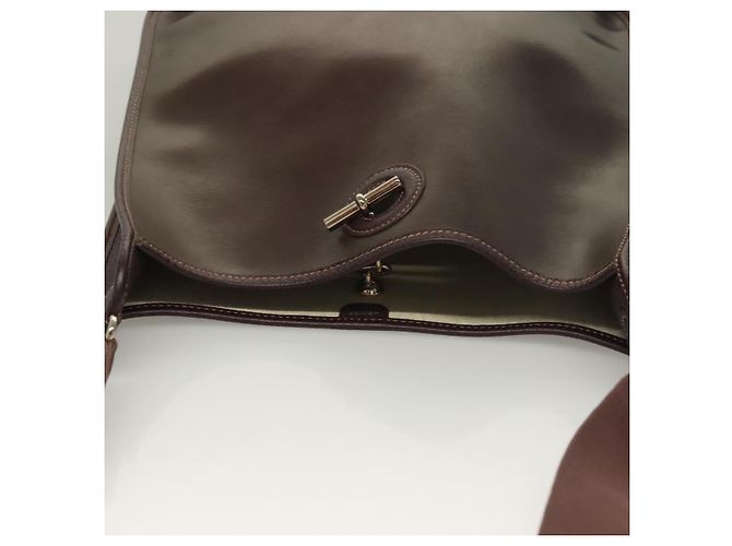 Hermès HERMES Borsa a Spalla Vespa GM in Pelle Marrone Auth bs26873 - vista 6