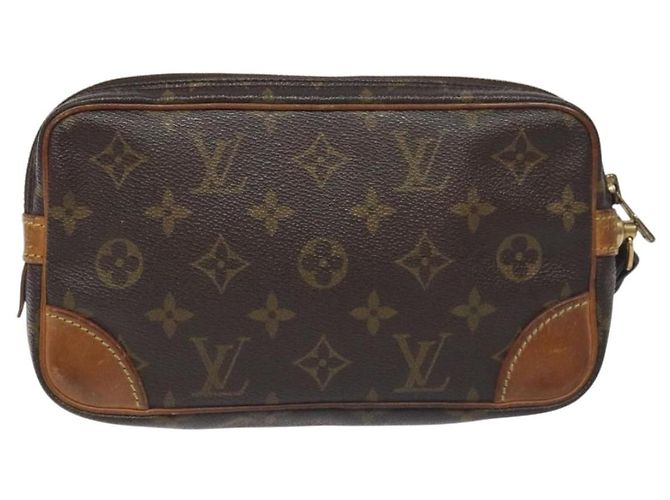 LOUIS VUITTON Monogram Marly Dragonne PM Borsa Clutch M51827 LV Auth th6219 Monogramma - vista 2