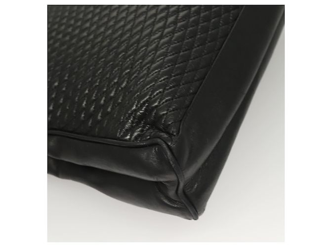 Borsa Tote BALLY in pelle nera e oro Auth BA3412 Nero D'oro - vista 12