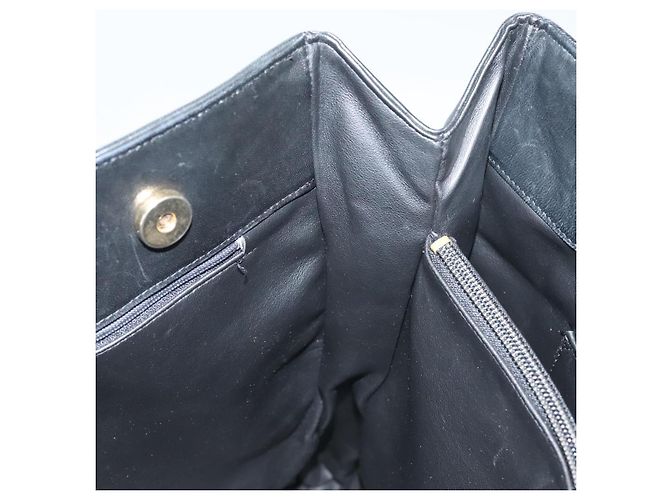 Borsa Tote BALLY in pelle nera e oro Auth BA3412 Nero D'oro - vista 17