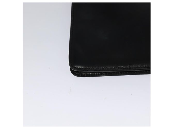 Céline Borsa a Spalla CELINE in Pelle Nera Oro Auth 127909 Nero D'oro - vista 12