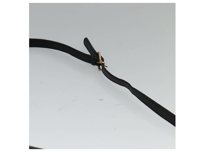 Céline Borsa a Spalla CELINE in Pelle Nera Oro Auth 127909 Nero D'oro - vista 8