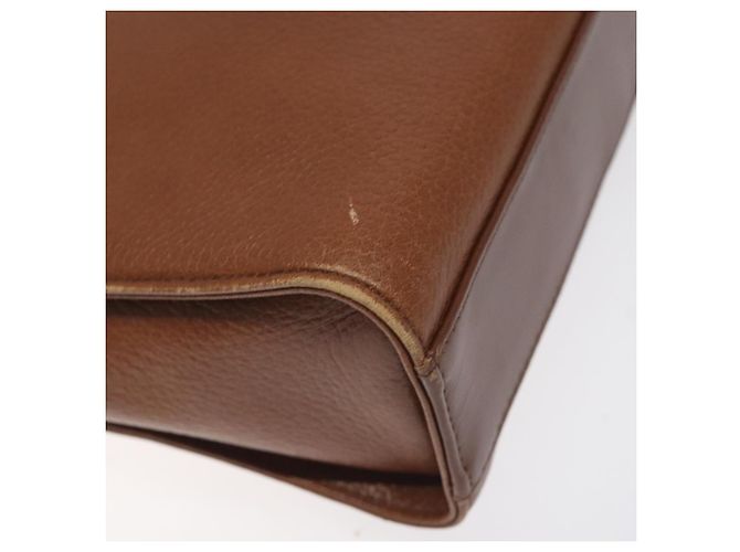 Autre Marque Borsa a Spalla Burberrys in Pelle Marrone Oro Auth BA3783 D'oro - vista 13