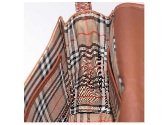 Autre Marque Borsa a Spalla Burberrys in Pelle Marrone Oro Auth BA3783 D'oro - vista 18