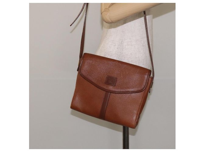 Autre Marque Borsa a Spalla Burberrys in Pelle Marrone Oro Auth BA3783 D'oro - vista 21