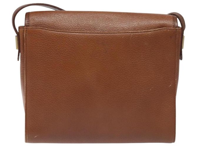 Autre Marque Borsa a Spalla Burberrys in Pelle Marrone Oro Auth BA3783 D'oro - vista 3