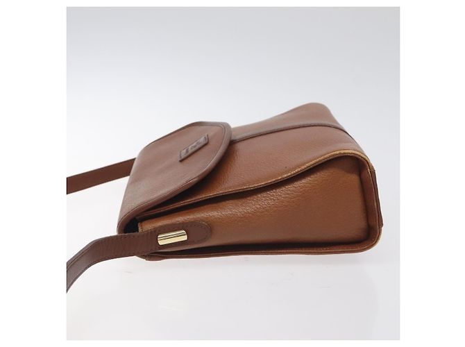 Autre Marque Borsa a Spalla Burberrys in Pelle Marrone Oro Auth BA3783 D'oro - vista 5
