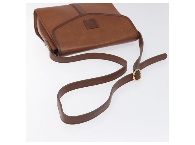 Autre Marque Borsa a Spalla Burberrys in Pelle Marrone Oro Auth BA3783 D'oro - vista 7