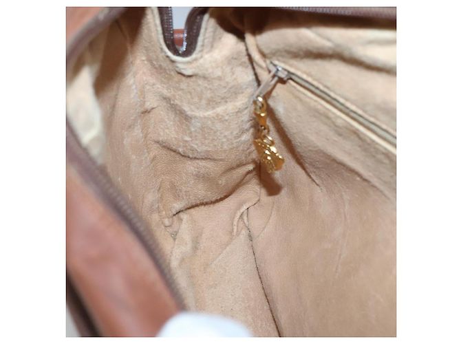 Gucci Borsa a spalla Micro GG Supreme PVC Beige Oro 001 115 5443 Auth bs27554 D'oro - vista 18