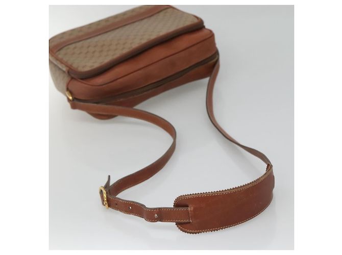 Gucci Borsa a spalla Micro GG Supreme PVC Beige Oro 001 115 5443 Auth bs27554 D'oro - vista 7
