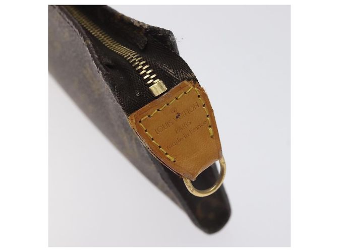 Bucket LOUIS VUITTON Monogramma Secchiello GM Pochette Accessorio LV Auth 128002 - vista 12