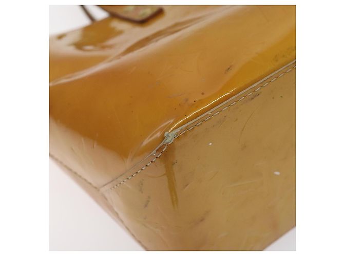 LOUIS VUITTON Monogram Vernis Reade PM Borsa a Mano Beige M91334 LV Auth BA3837 - vista 14