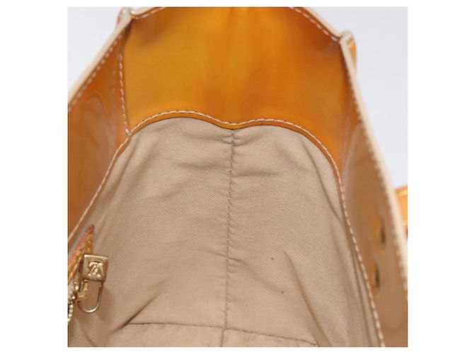 LOUIS VUITTON Monogram Vernis Reade PM Borsa a Mano Beige M91334 LV Auth BA3837 - vista 18