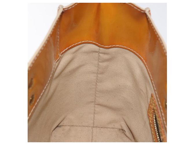 LOUIS VUITTON Monogram Vernis Reade PM Borsa a Mano Beige M91334 LV Auth BA3837 - vista 19
