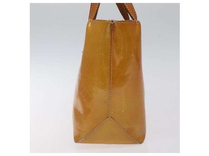 LOUIS VUITTON Monogram Vernis Reade PM Borsa a Mano Beige M91334 LV Auth BA3837 - vista 3
