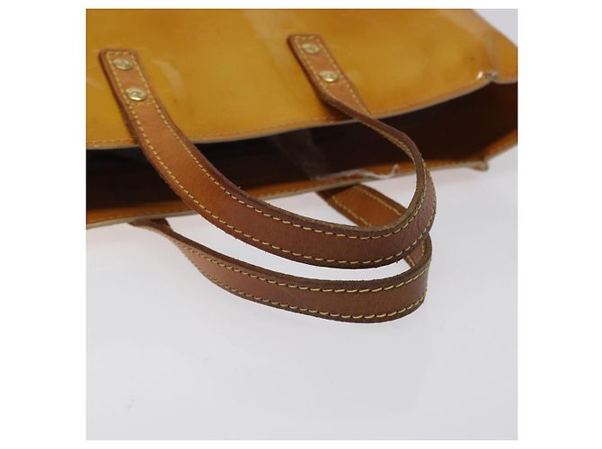 LOUIS VUITTON Monogram Vernis Reade PM Borsa a Mano Beige M91334 LV Auth BA3837 - vista 7