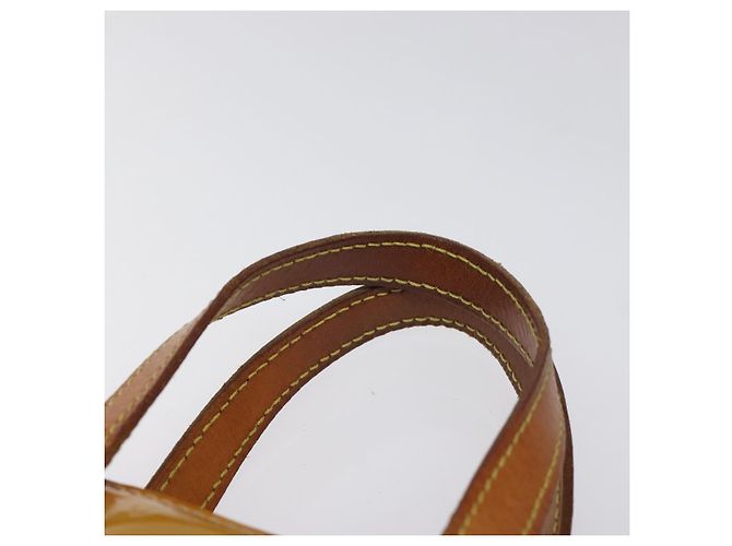 LOUIS VUITTON Monogram Vernis Reade PM Borsa a Mano Beige M91334 LV Auth BA3837 - vista 8