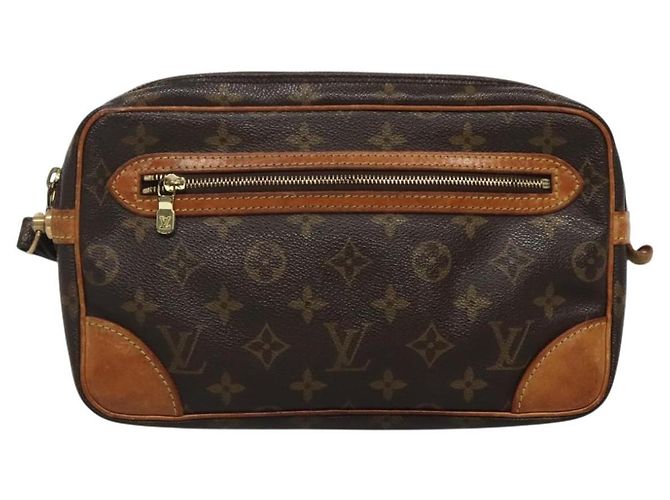 LOUIS VUITTON Monogram Marly Dragonne GM Borsa Clutch M51825 LV Auth BA3872 Monogramma - vista 13