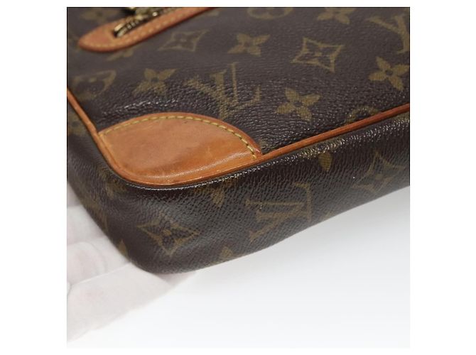 LOUIS VUITTON Monogram Marly Dragonne GM Borsa Clutch M51825 LV Auth BA3872 Monogramma - vista 16